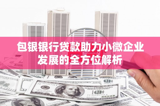克什克腾旗包银银行贷款助力小微企业发展的全方位解析