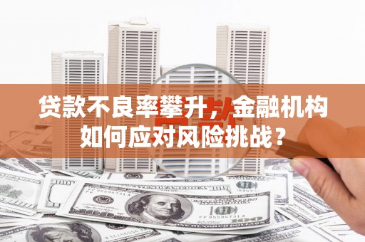 克什克腾旗贷款不良率攀升，金融机构如何应对风险挑战？