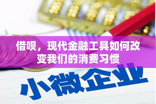 克什克腾旗借呗，现代金融工具如何改变我们的消费习惯